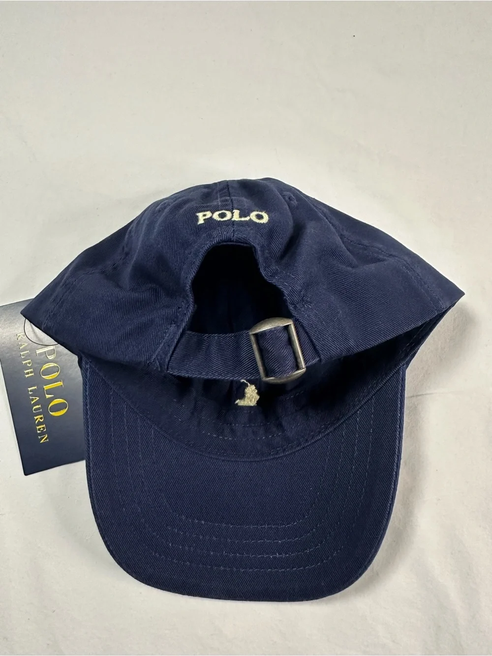 NWT Polo by Ralph Lauren Navy Classic Pony Baseball Cap Boys Sz One Size  2T/4T